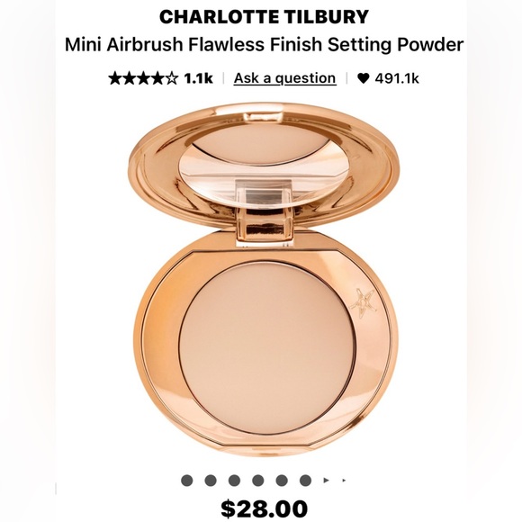 Charlotte Tilbury Other - Charlotte Tilbury Airbrush Micro Powder